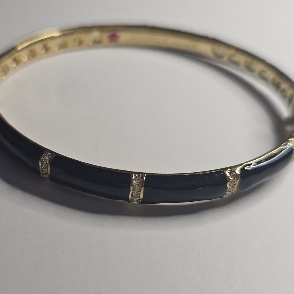 Lauren G Adams Gold and Black Bracelet